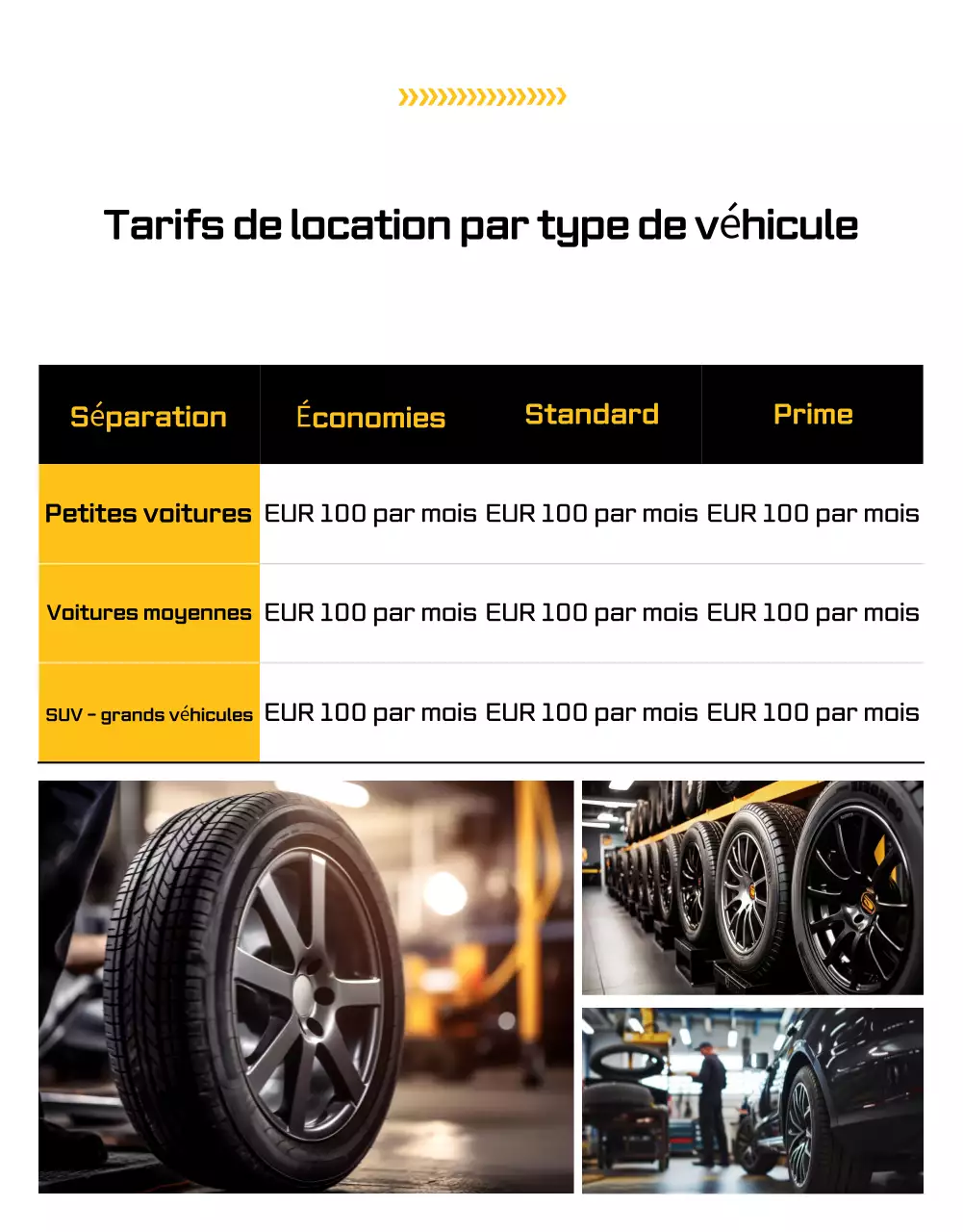 Publicité pour une voiture moderne orange