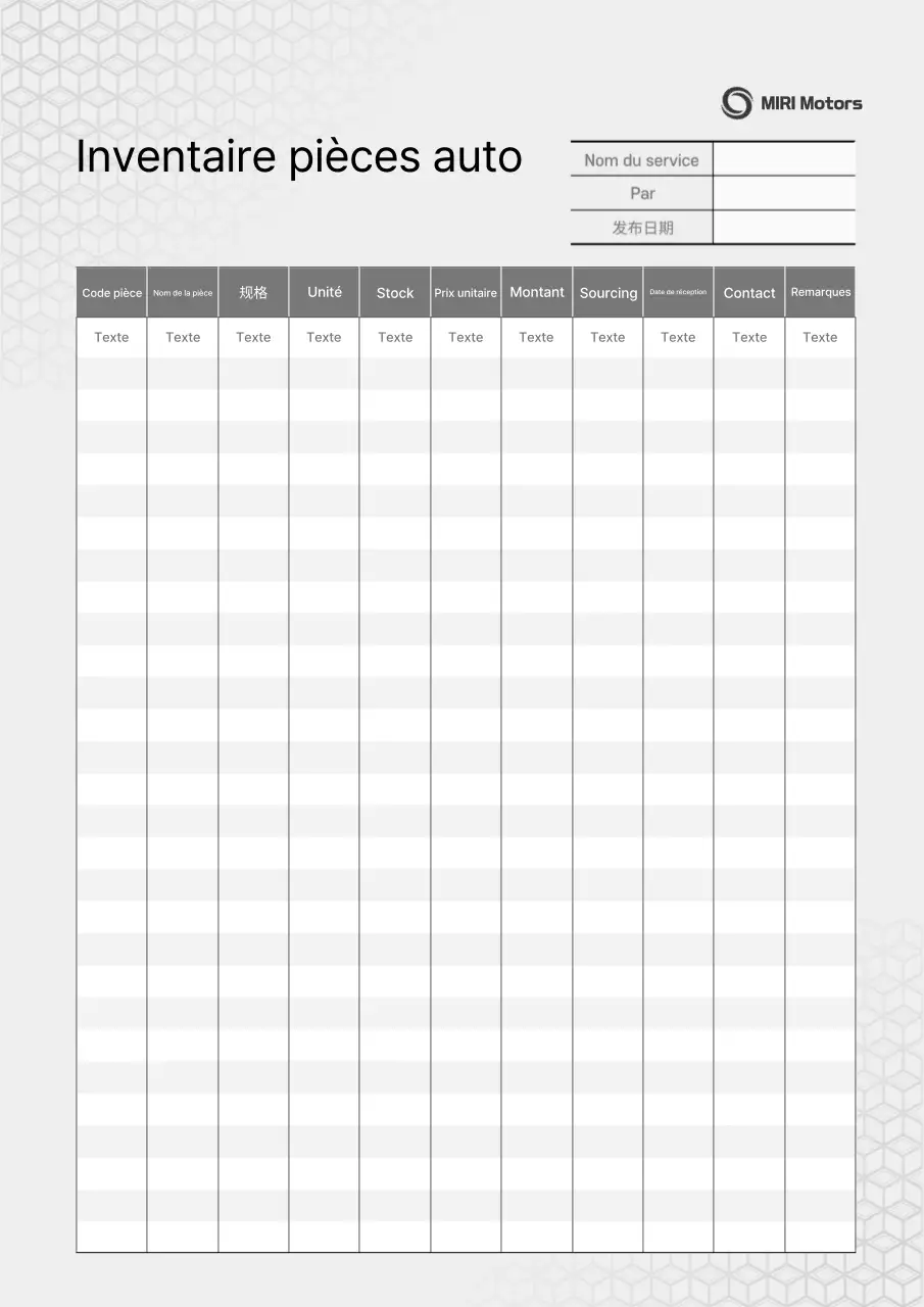 Guide de gestion Gray Tidy