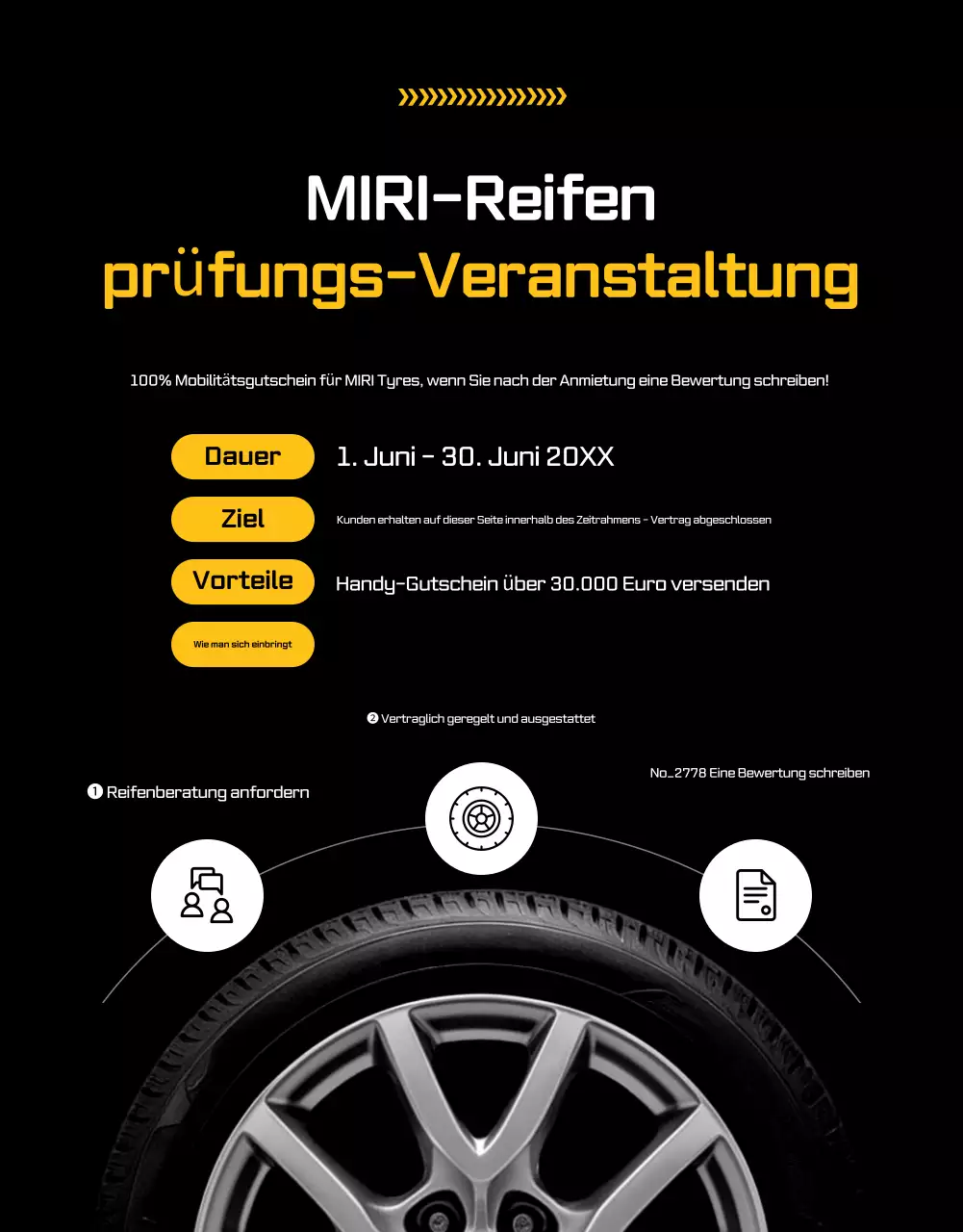 Orangefarbene moderne Autowerbung