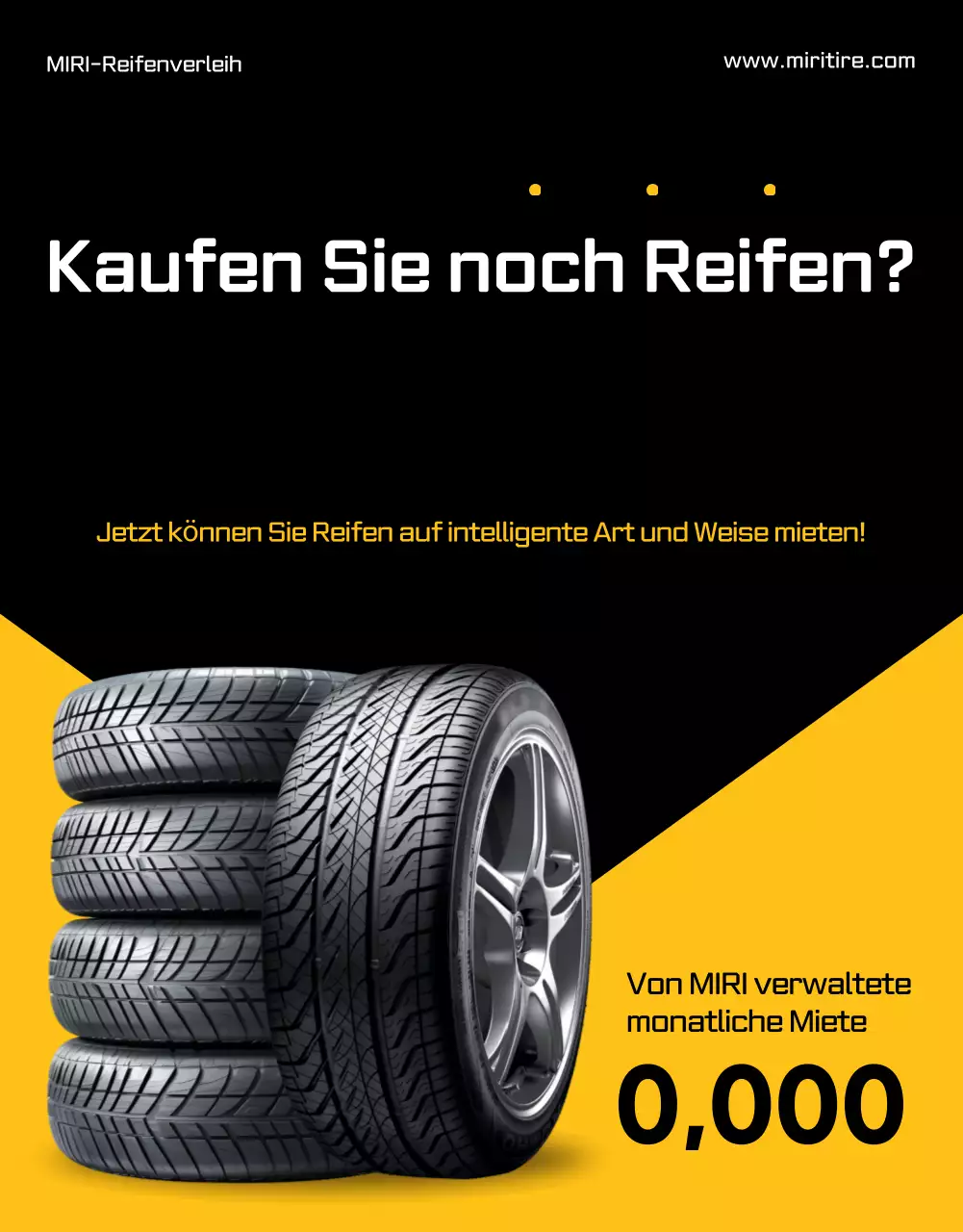 Orangefarbene moderne Autowerbung