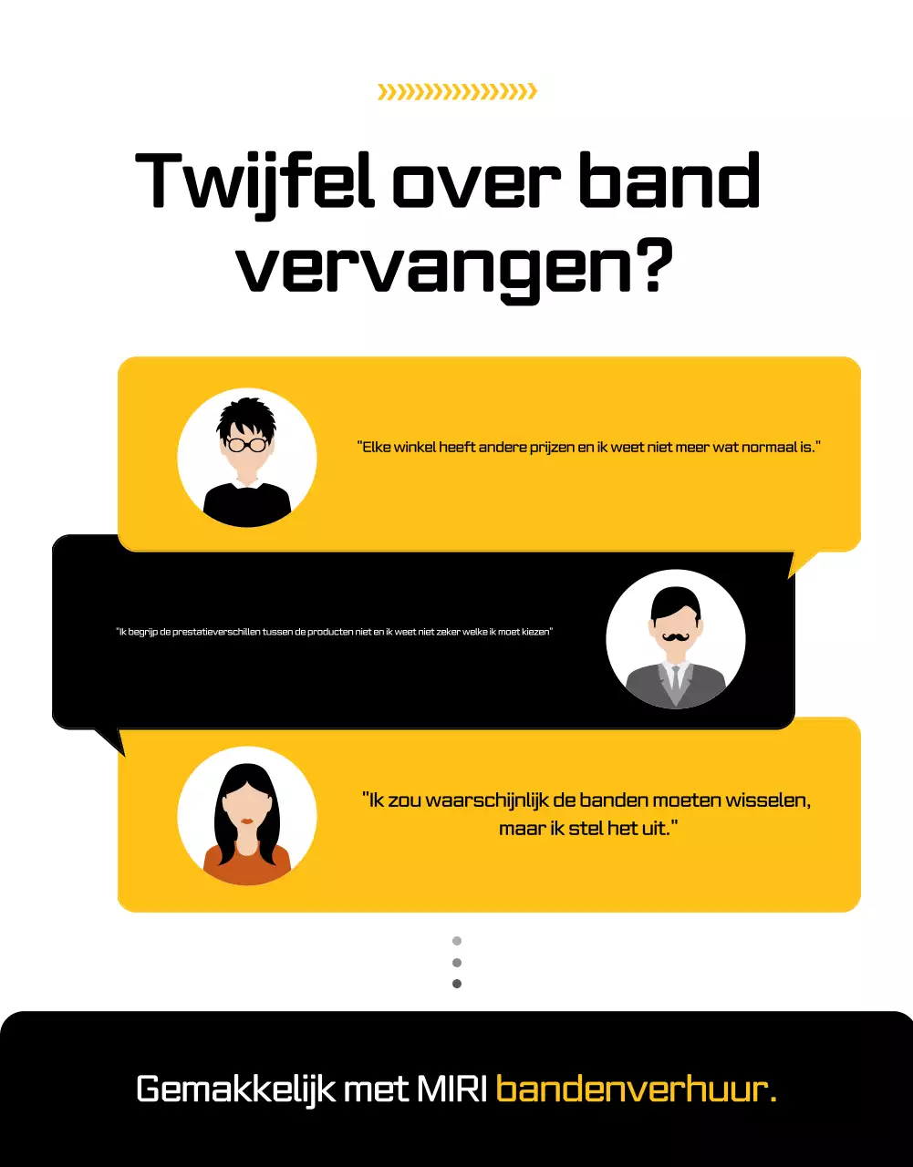 Oranje moderne auto-advertentie