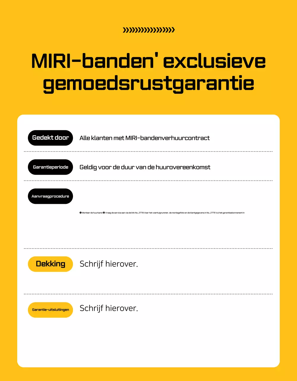 Oranje moderne auto-advertentie