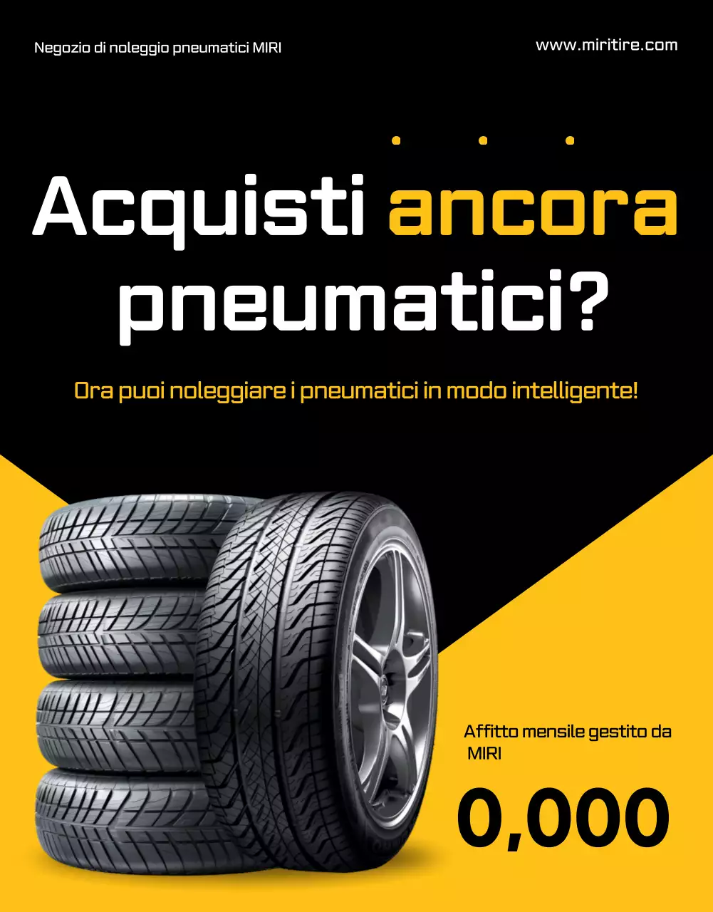 Pubblicità di un'auto moderna arancione