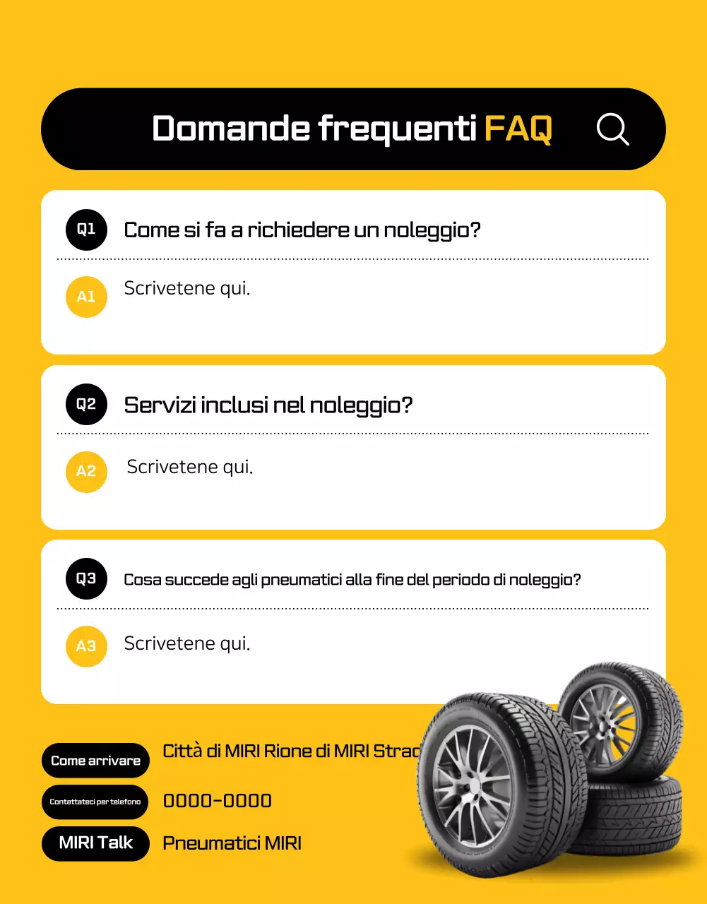 Pubblicità di un'auto moderna arancione