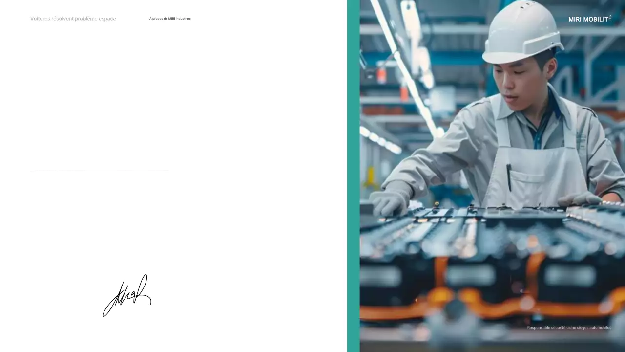 Publicité pour une voiture verte moderne