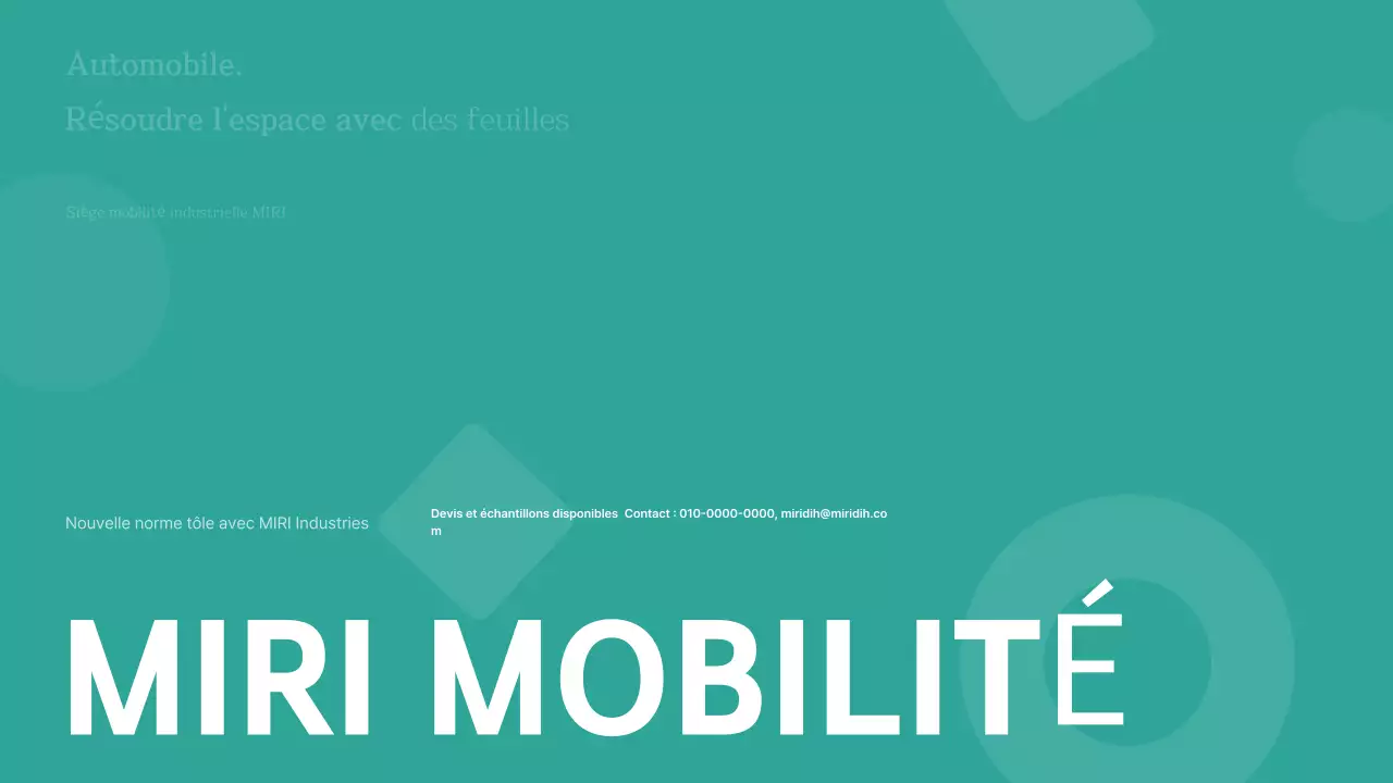 Publicité pour une voiture verte moderne