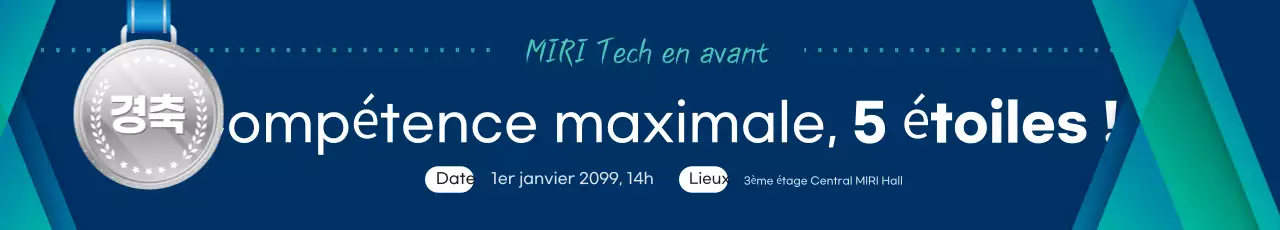 Événement Blue Modern Technology