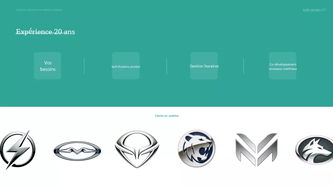 Publicité pour une voiture verte moderne