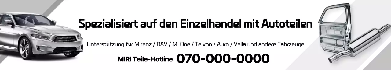 Graue Basis-Autowerbung