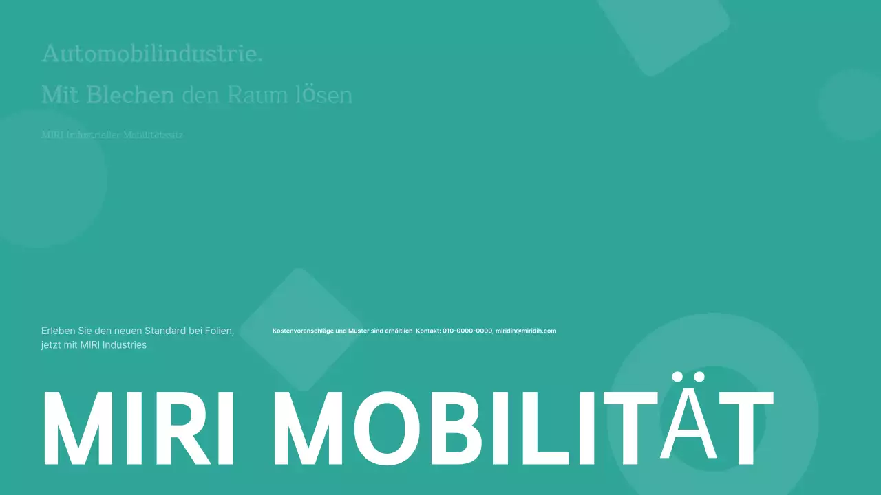 Grüne moderne Autowerbung