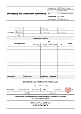 Handbuch zum Black Basic-Wartungszertifikat