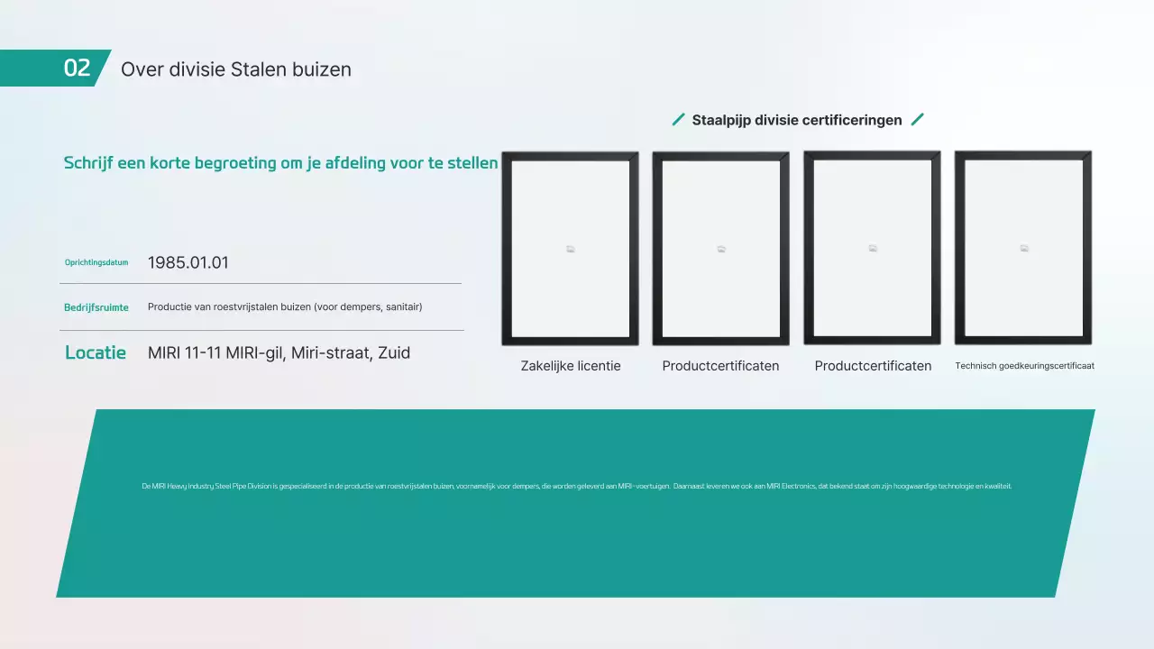 Productintroductie van Mint Modern Car Pipe Technology