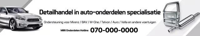 Grijze basis auto advertentie