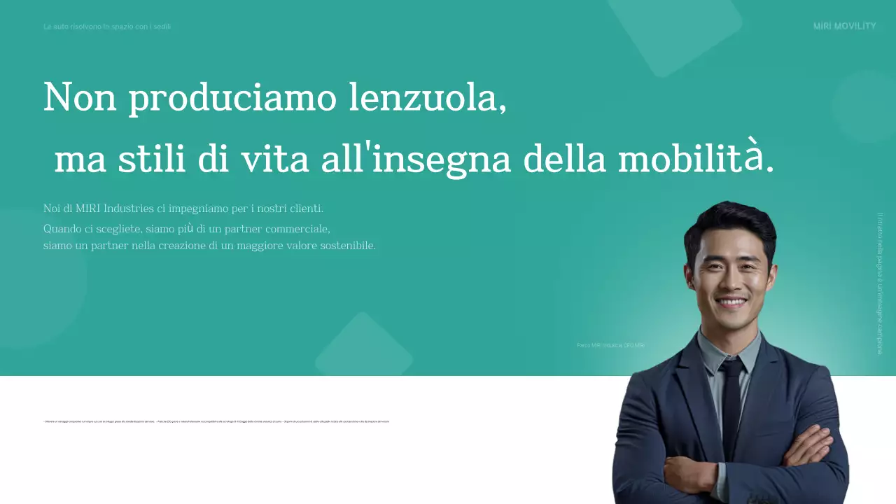 Pubblicità di auto moderne ed ecologiche