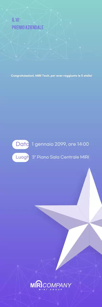 Evento aziendale moderno Sky Blue