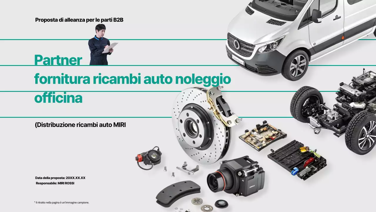 pubblicità di auto moderna grigia