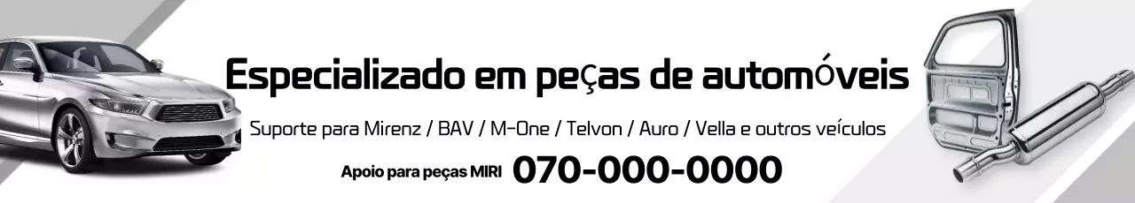 Anúncio de carro básico cinza