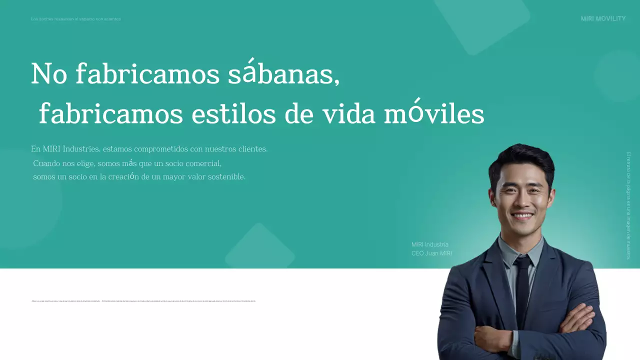 Anuncio de coche moderno y ecológico