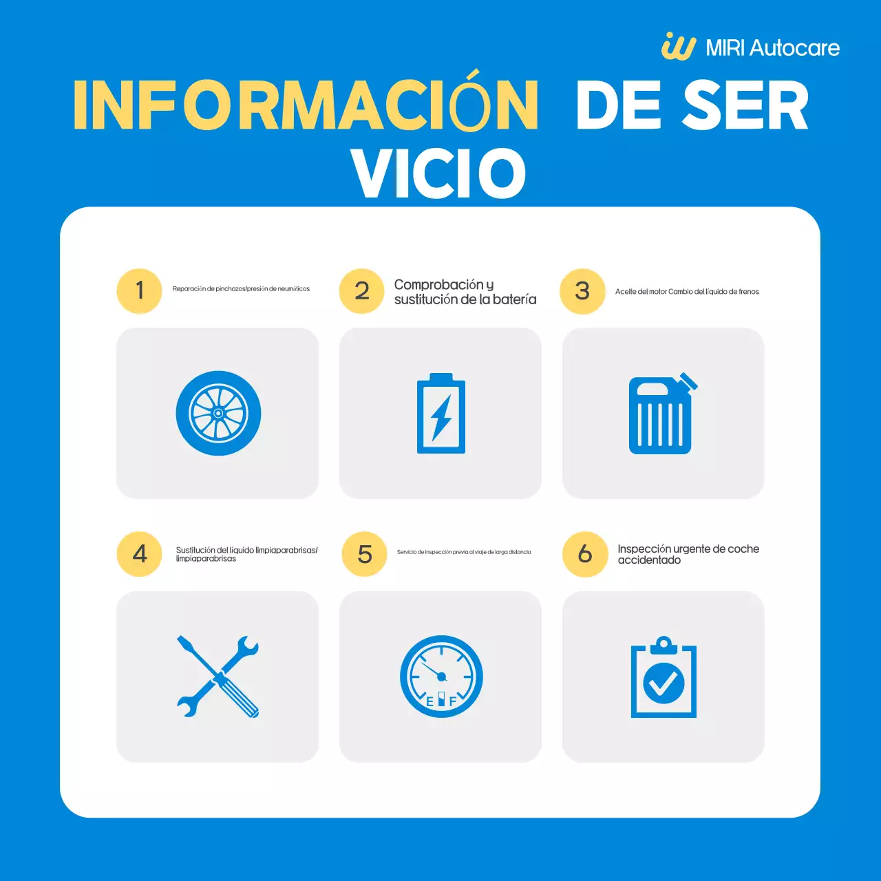 Anuncio de Blue Simple Car Service