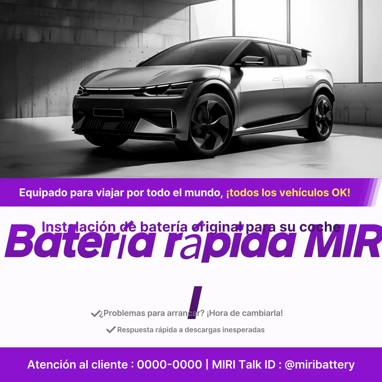 Anuncio del coche moderno Bora