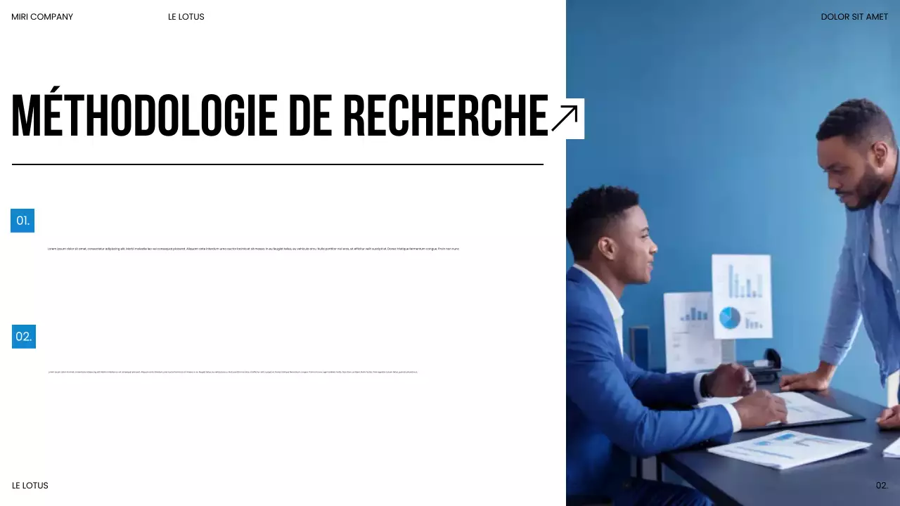 Présentation du rapport sur les tendances du marché moderne bleu
