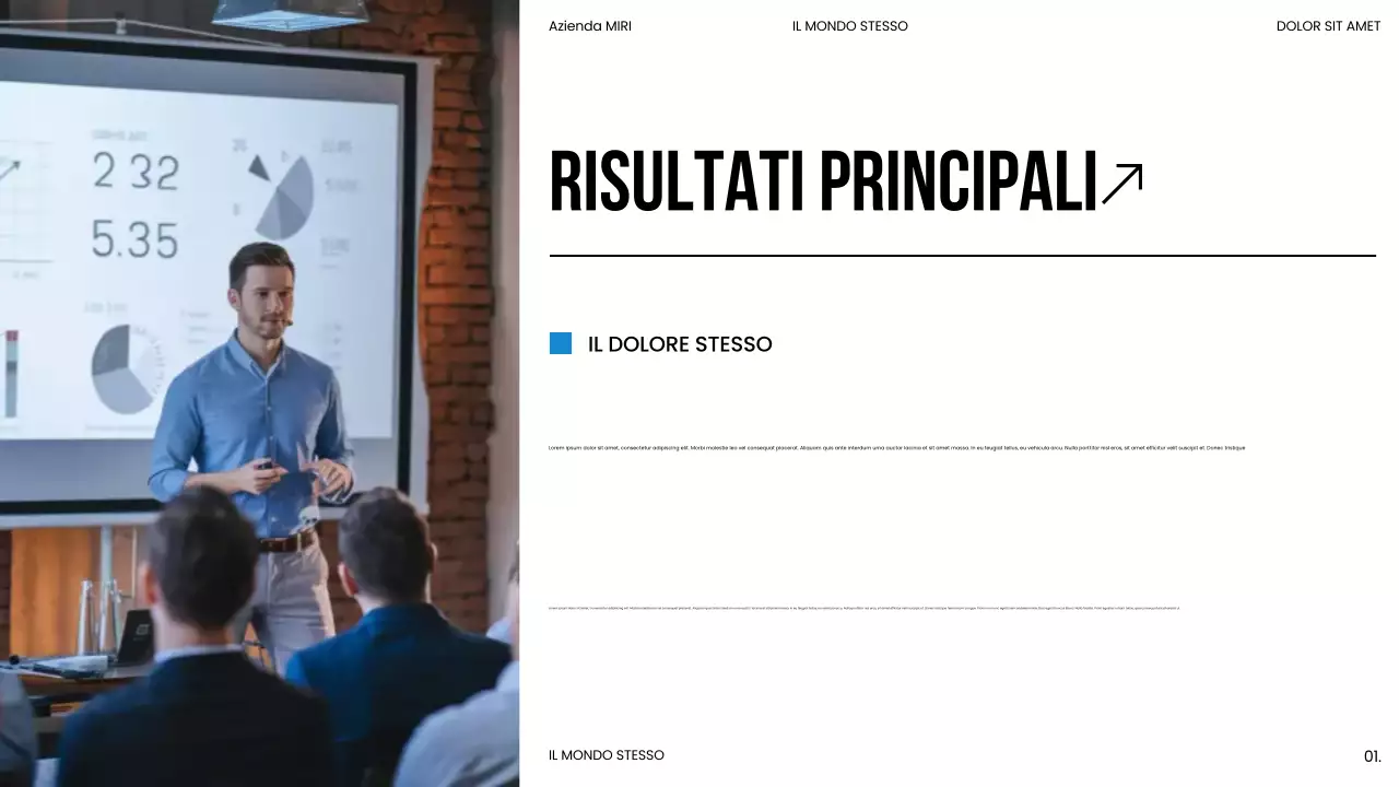 Presentazione del rapporto sulle tendenze del mercato moderno blu