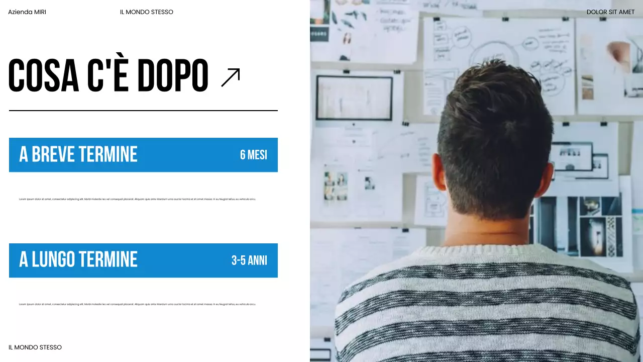 Presentazione del rapporto sulle tendenze del mercato moderno blu