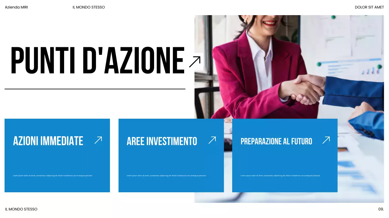 Presentazione del rapporto sulle tendenze del mercato moderno blu