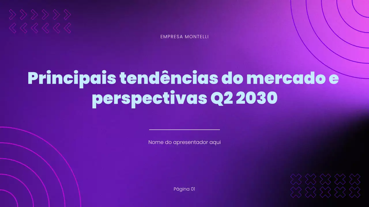 Apresentação do Relatório de Tendências de Mercado