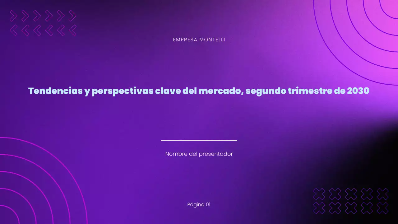 Presentación del informe de tendencias del mercado