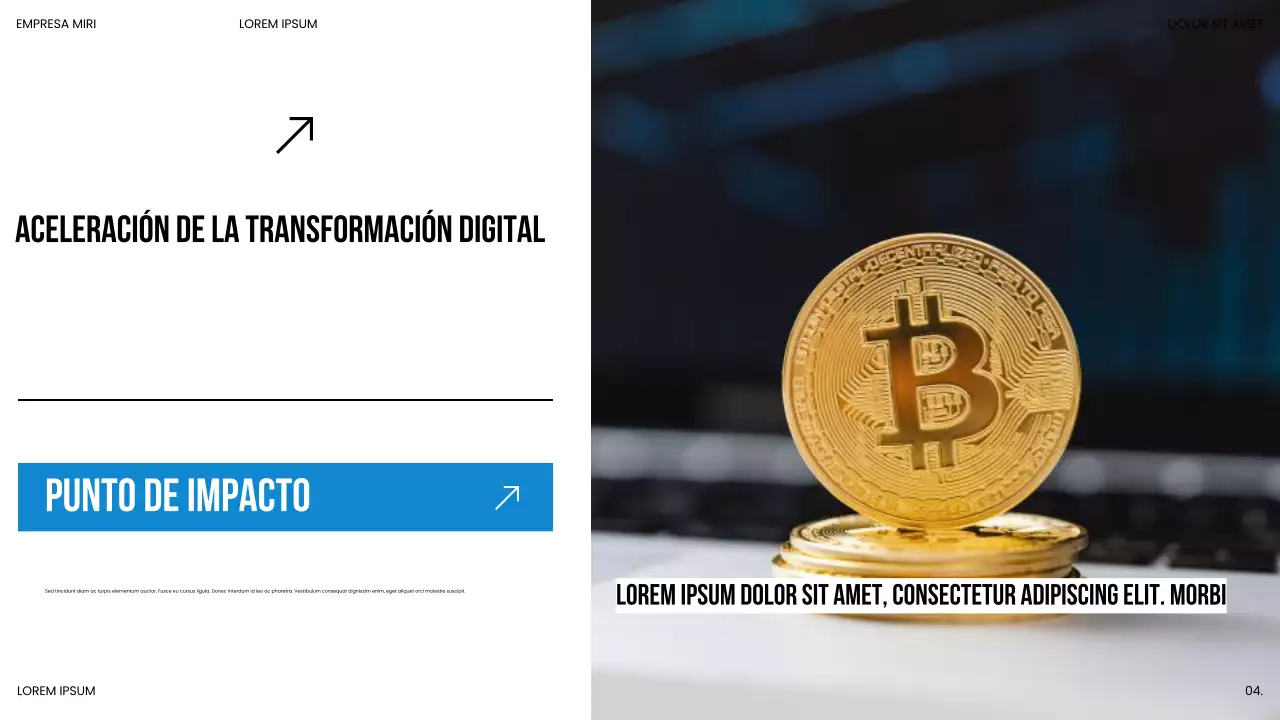 Presentación del informe de tendencias del mercado moderno azul