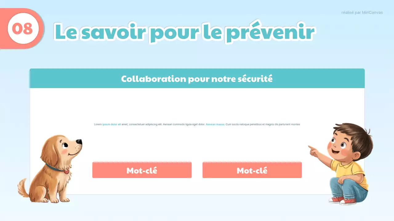 Présentation médicale mignonne bleue et orange