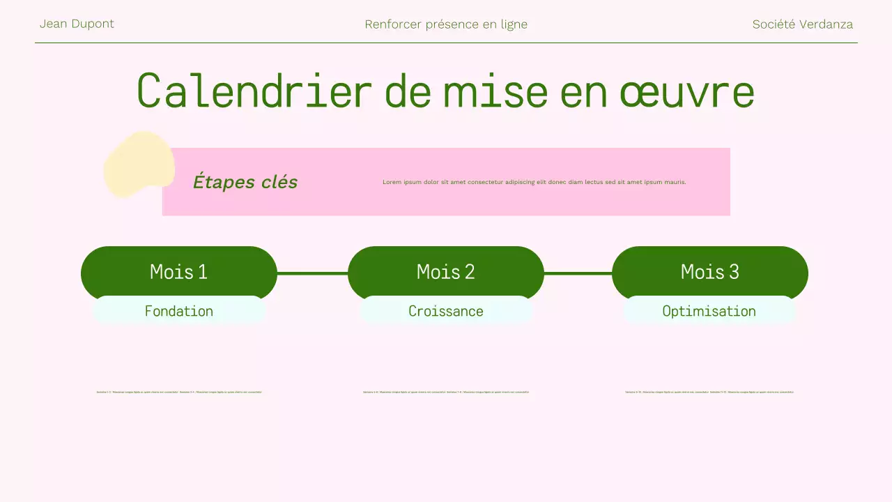Présentation du marketing en ligne moderne et rose
