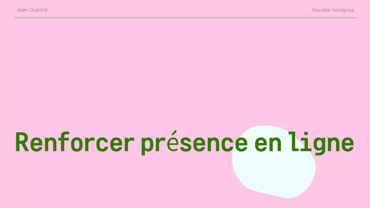 Présentation du marketing en ligne moderne et rose