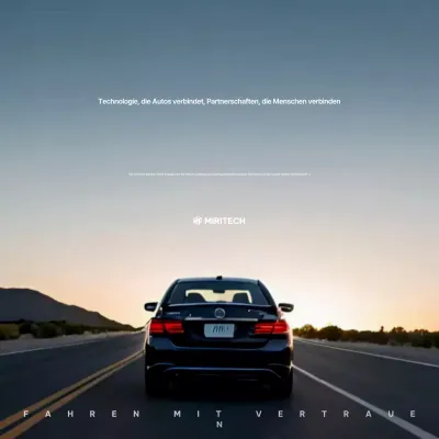 schwarze moderne Autowerbung