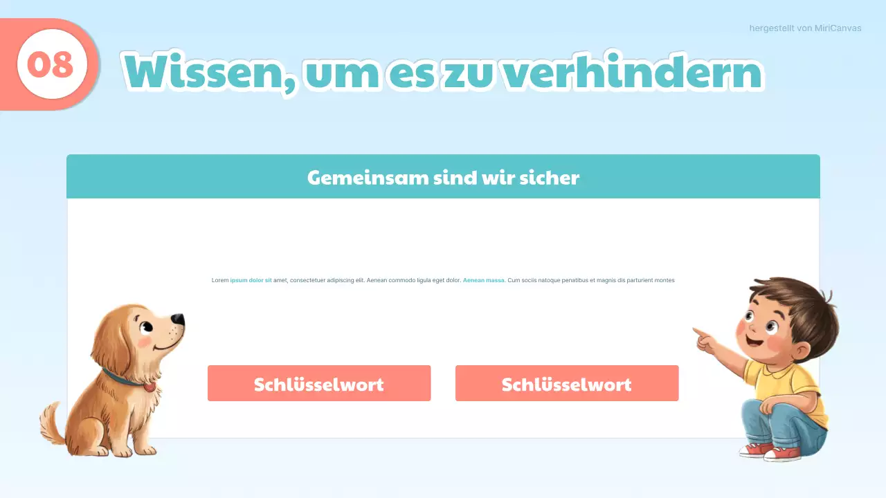 Blaue und orange süße medizinische Präsentation