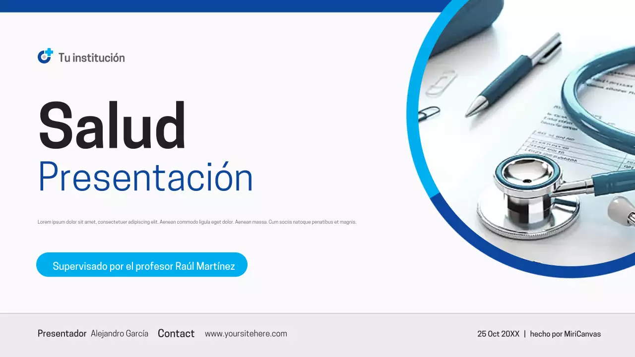 Presentación de Blue Modern Healthcare