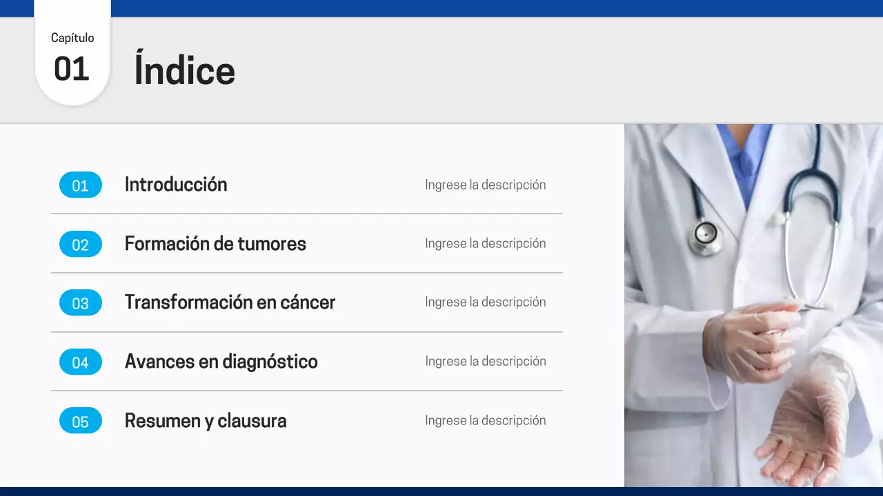 Presentación de Blue Modern Healthcare