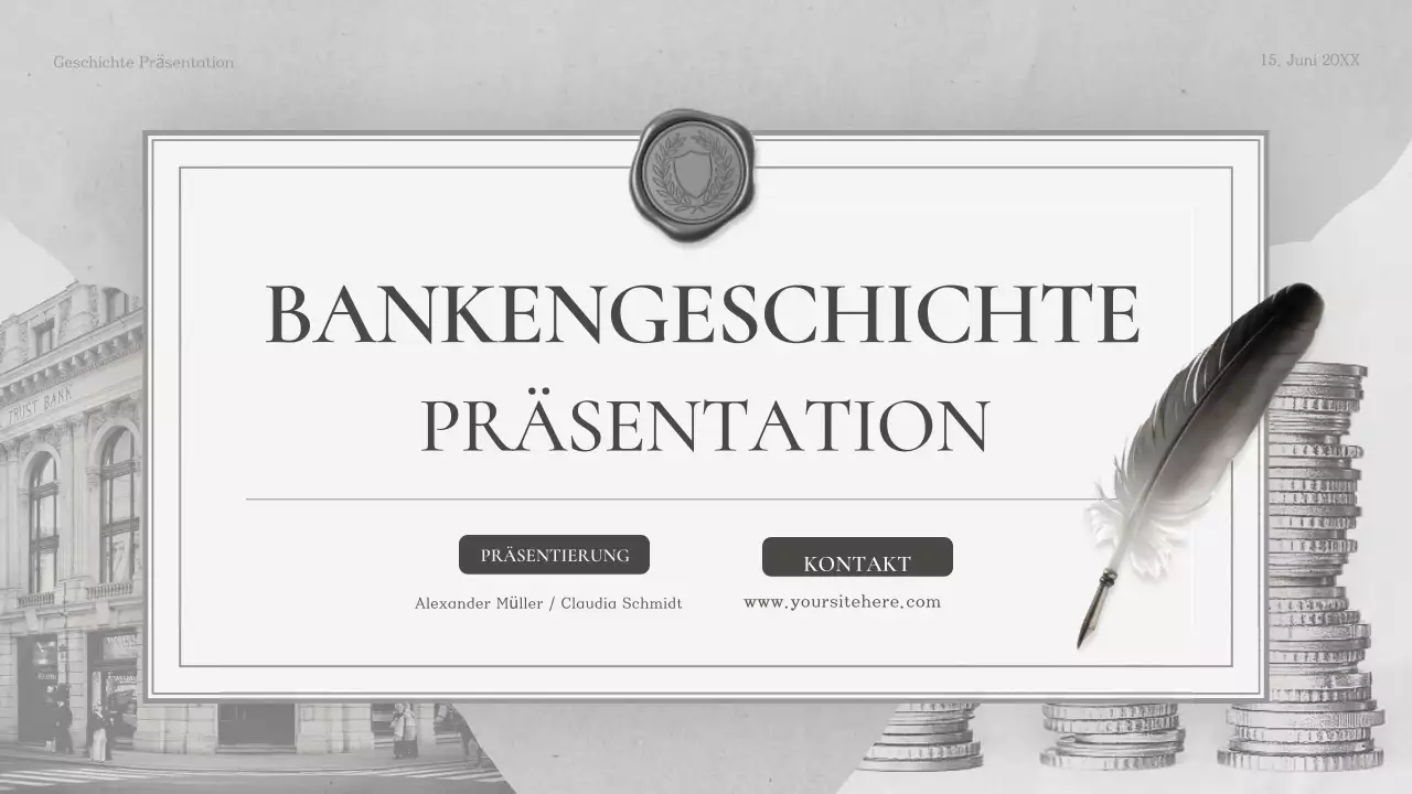 Präsentation im Geschichtsunterricht der Grauen Klassiker