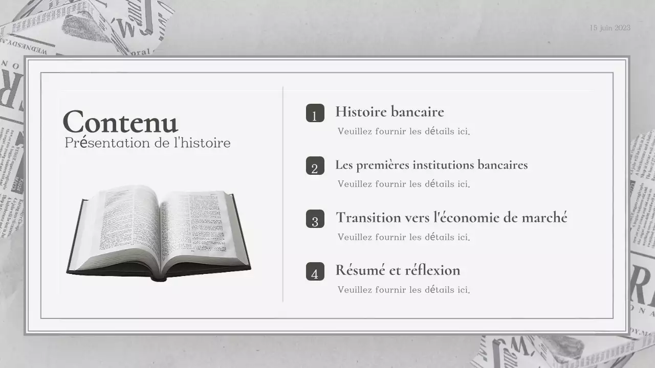 Présentation du cours d'histoire classique Grey