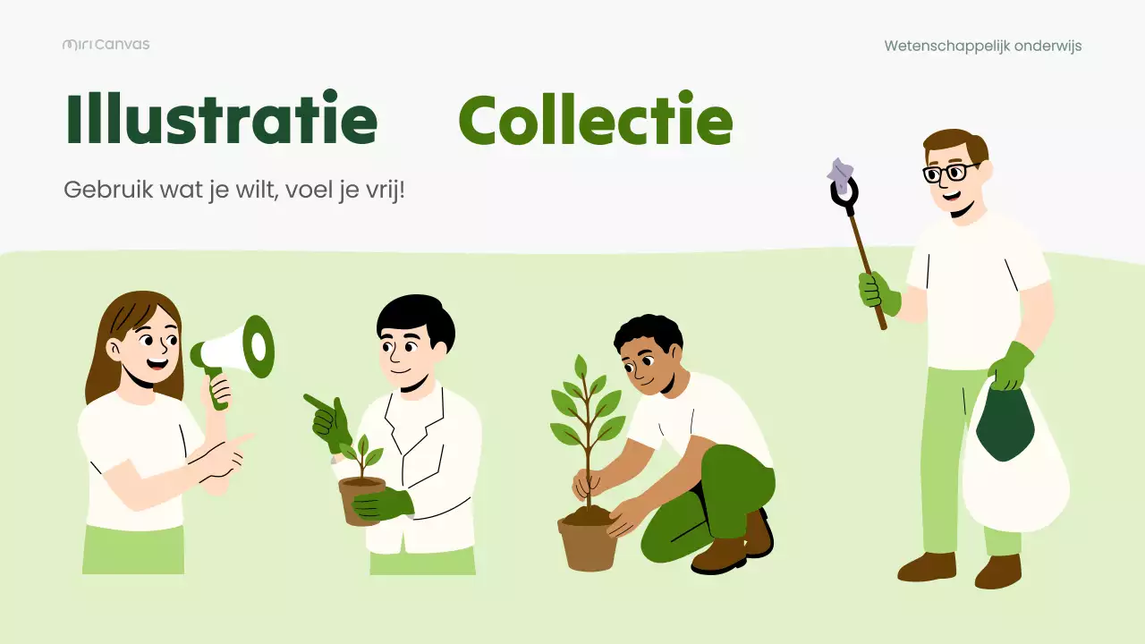 Groene moderne biologie wetenschap lezing presentatie