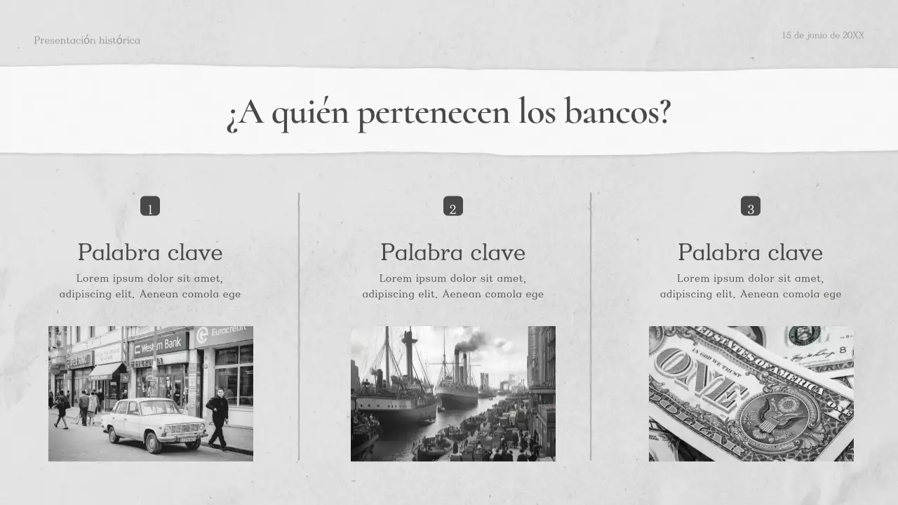 Presentación de la clase de historia clásica de Grey