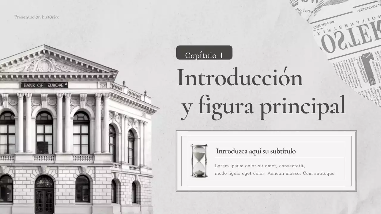 Presentación de la clase de historia clásica de Grey