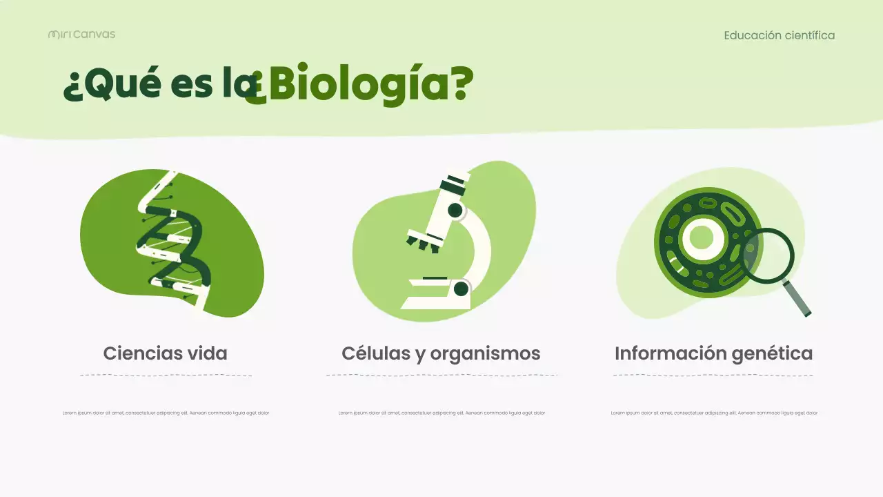 Presentación de la conferencia científica sobre biología moderna verde