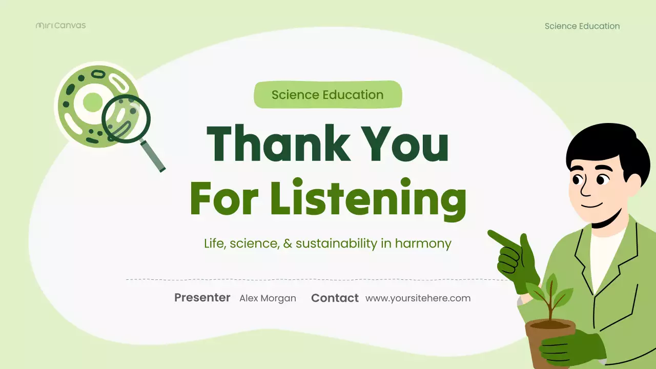 Bài giảng khoa học sinh học hiện đại xanh