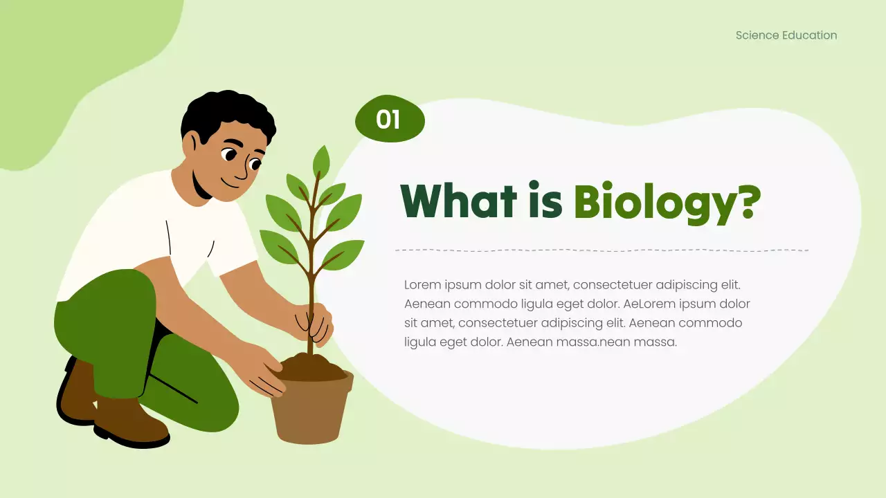 Bài giảng khoa học sinh học hiện đại xanh