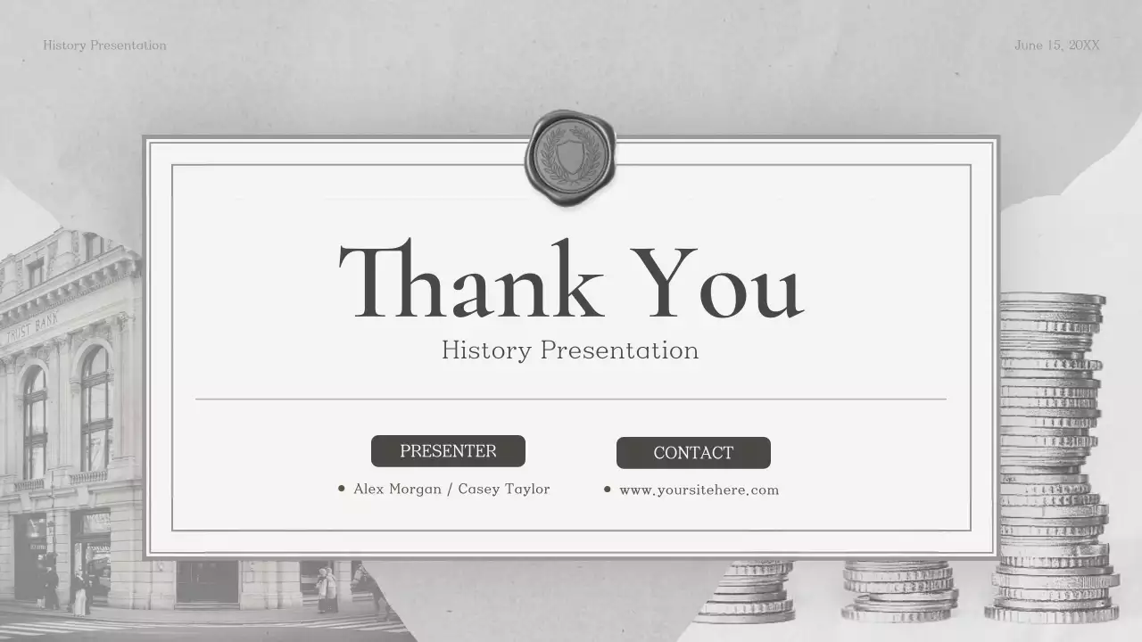 Grey Classic History Class Presentation