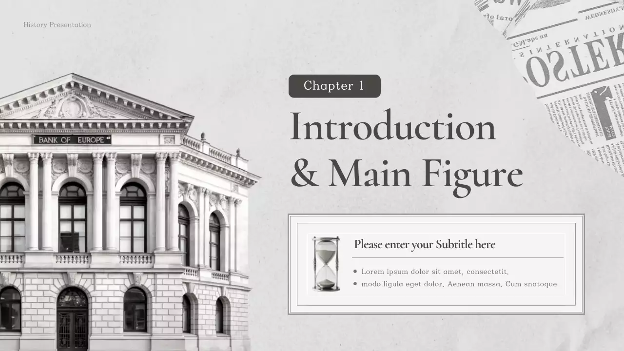 Grey Classic History Class Presentation