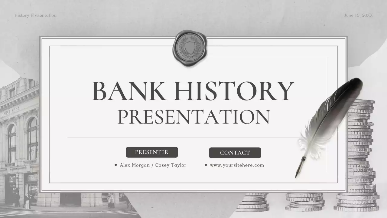Grey Classic History Class Presentation