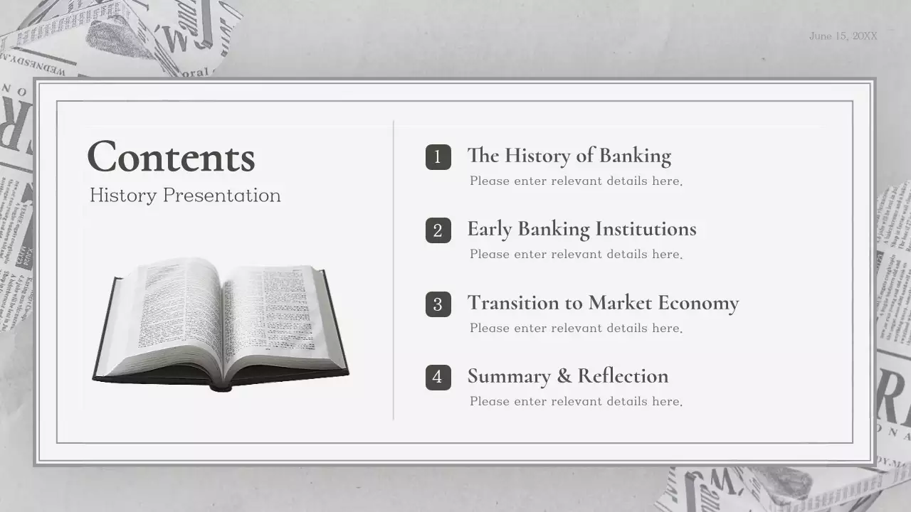 Grey Classic History Class Presentation